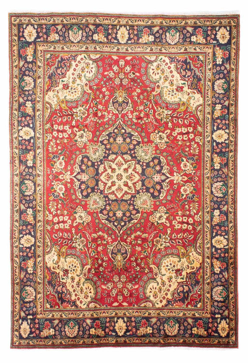 Persisk tæppe - Tabriz - 300 x 208 cm - rød