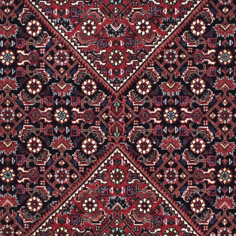 Løber Persisk tæppe - Bijar - 200 x 76 cm - mørkeblå
