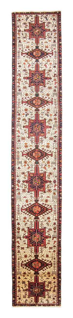 Løber Persisk tæppe - Nomadisk - 432 x 66 cm - beige