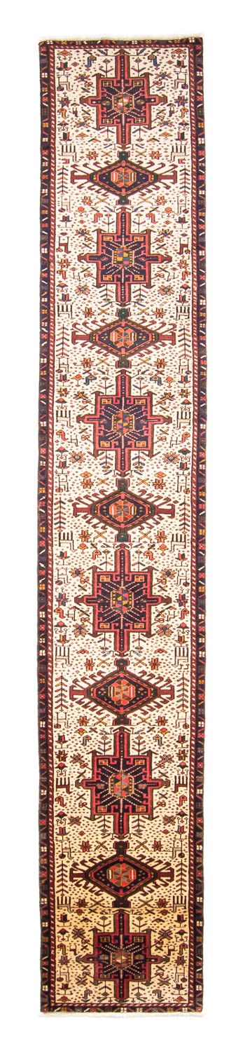 Løber Persisk tæppe - Nomadisk - 432 x 66 cm - beige