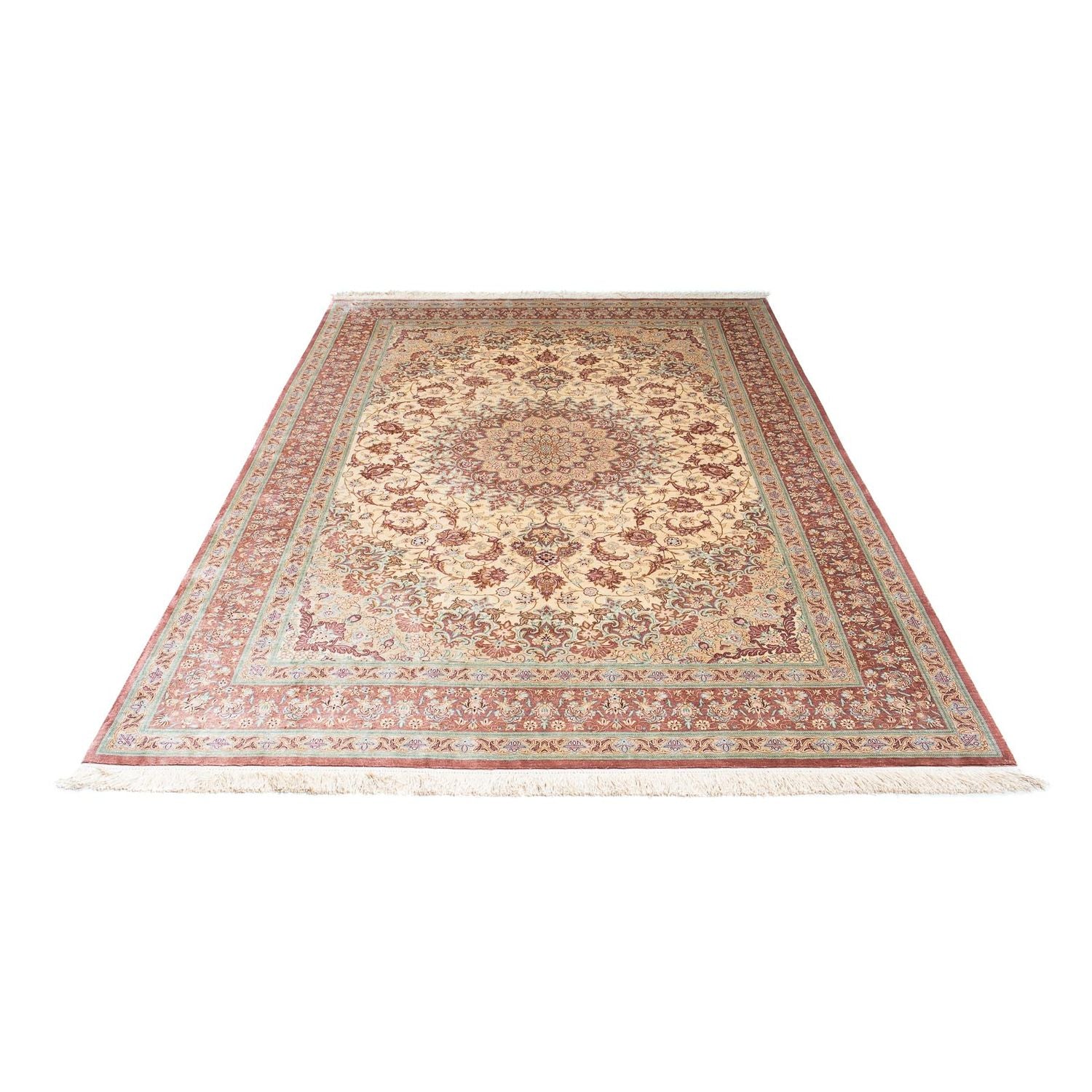 Persisk tæppe - Ghom - 240 x 160 cm - beige