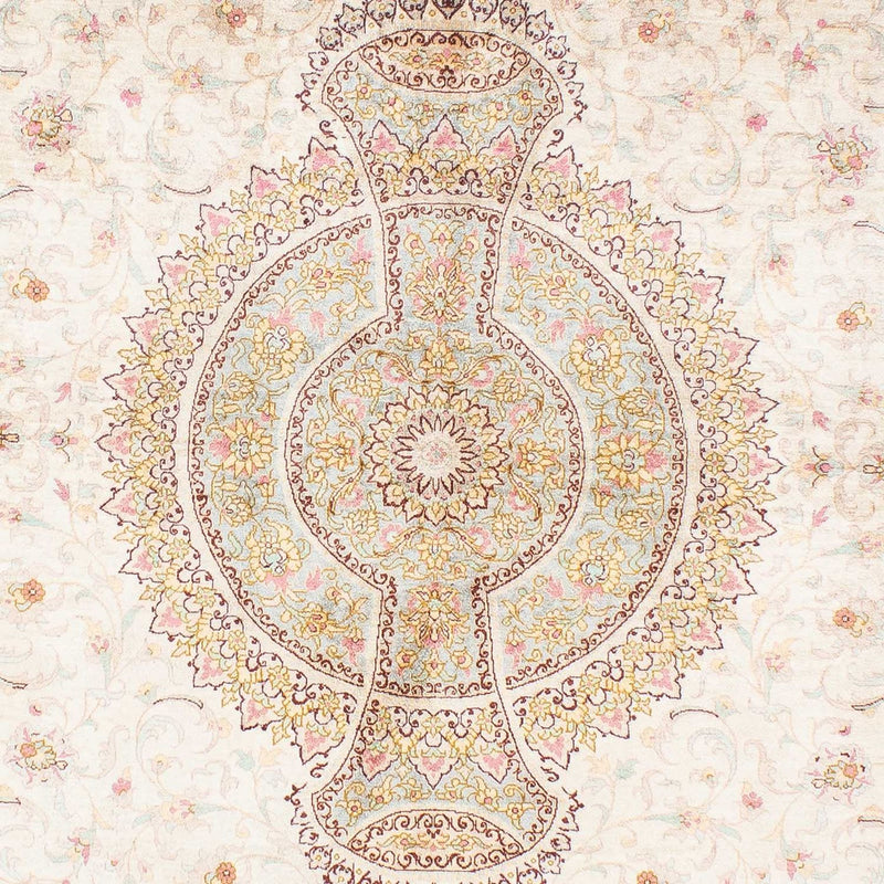 Persisk tæppe - Ghom - 235 x 157 cm - beige