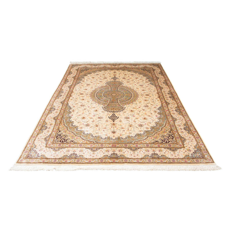 Persisk tæppe - Ghom - 235 x 157 cm - beige
