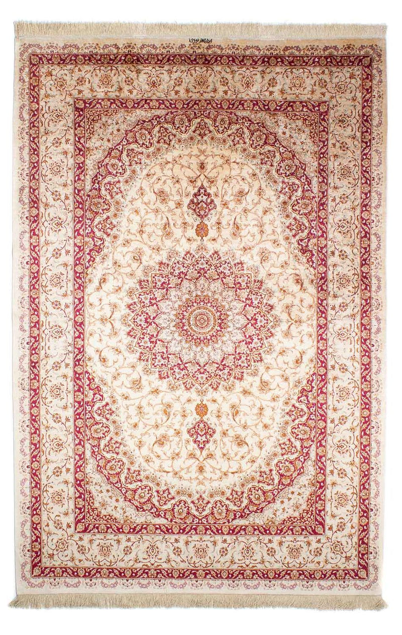 Persisk tæppe - Ghom - 240 x 157 cm - beige