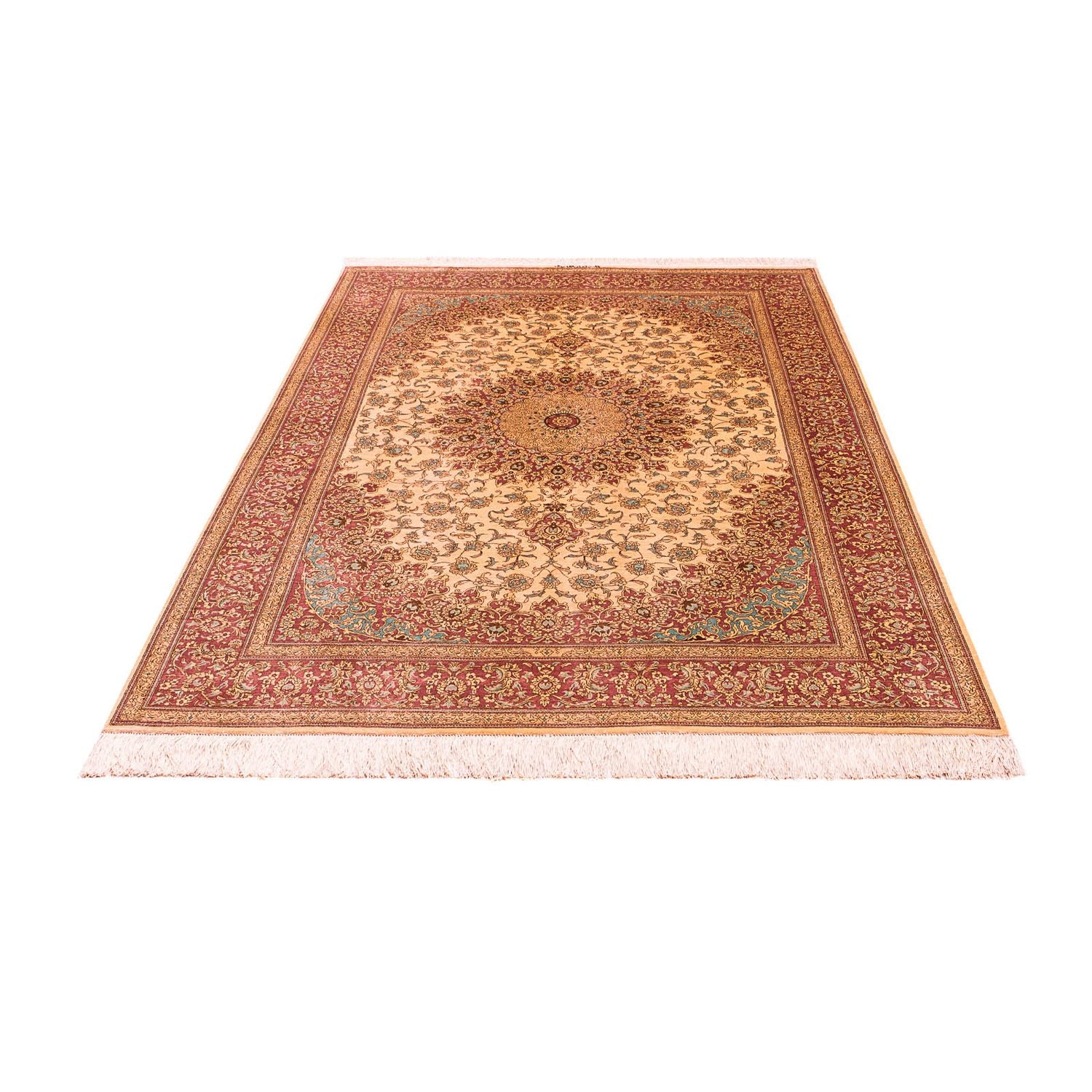 Persisk tæppe - Ghom - 198 x 134 cm - beige