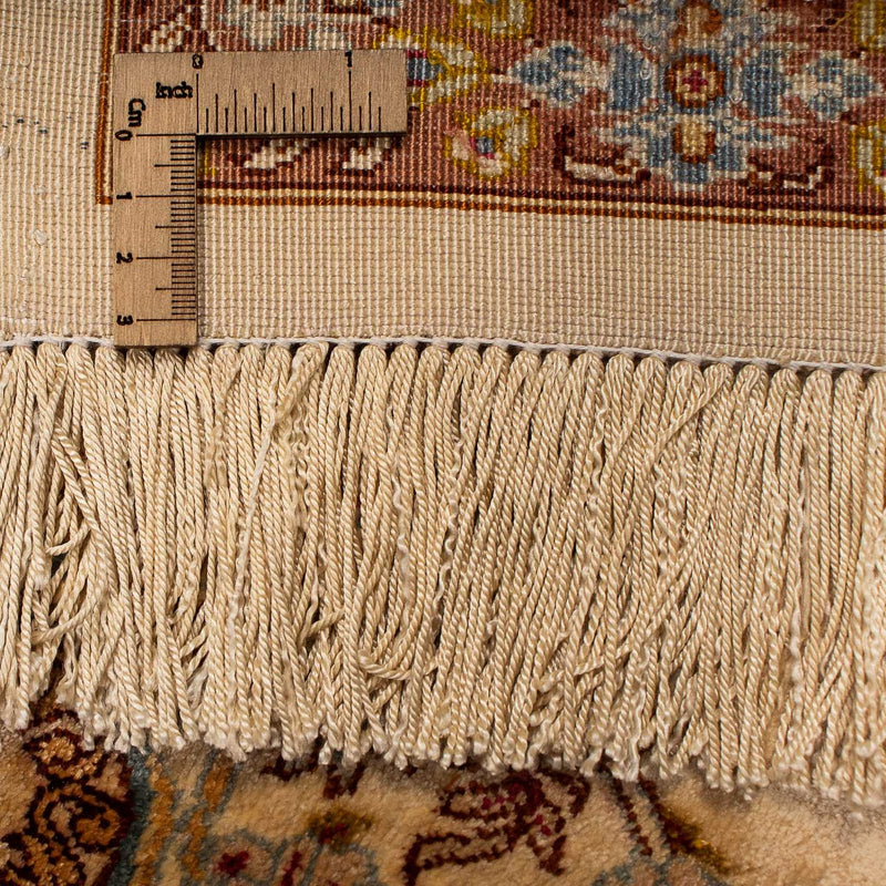 Silketæppe - Ghom Silk - Premium - 188 x 130 cm - beige