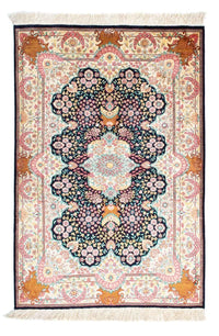 Persisk tæppe - Ghom - 130 x 81 cm - beige