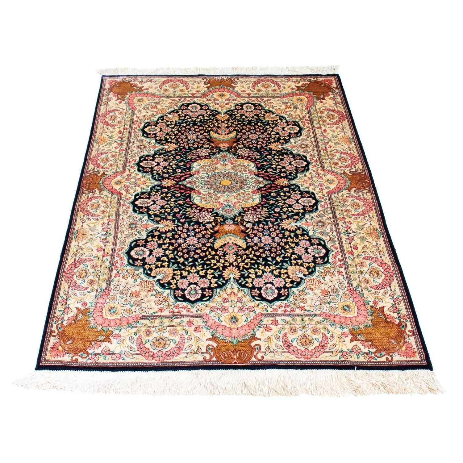 Persisk tæppe - Ghom - 130 x 81 cm - beige