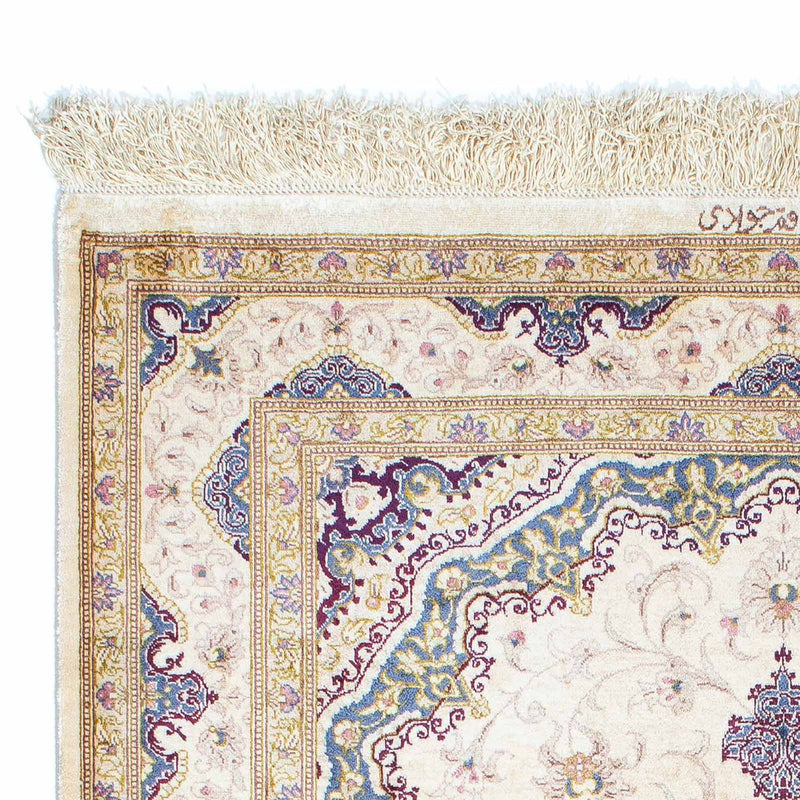 Persisk tæppe - Ghom - 143 x 100 cm - beige
