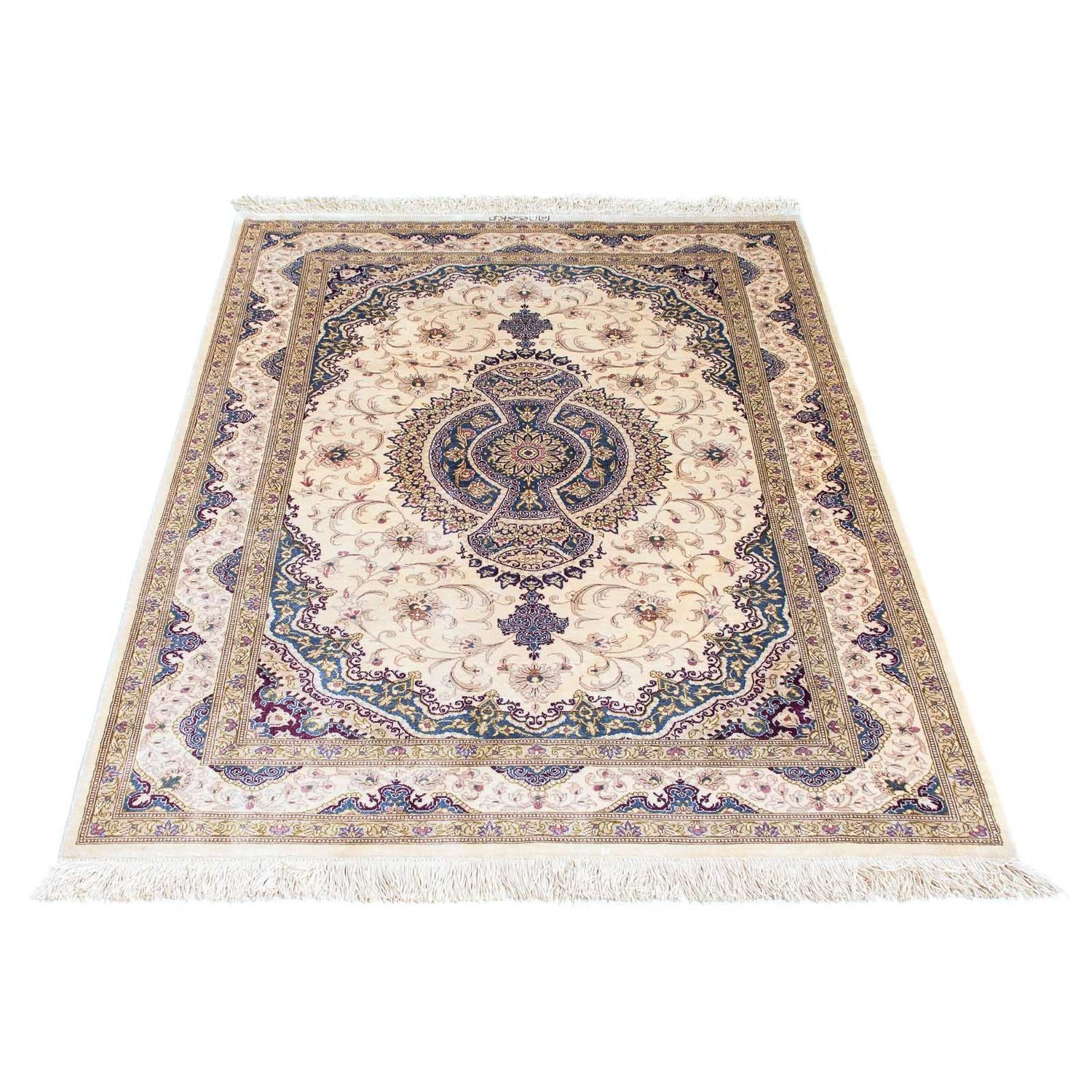 Persisk tæppe - Ghom - 143 x 100 cm - beige