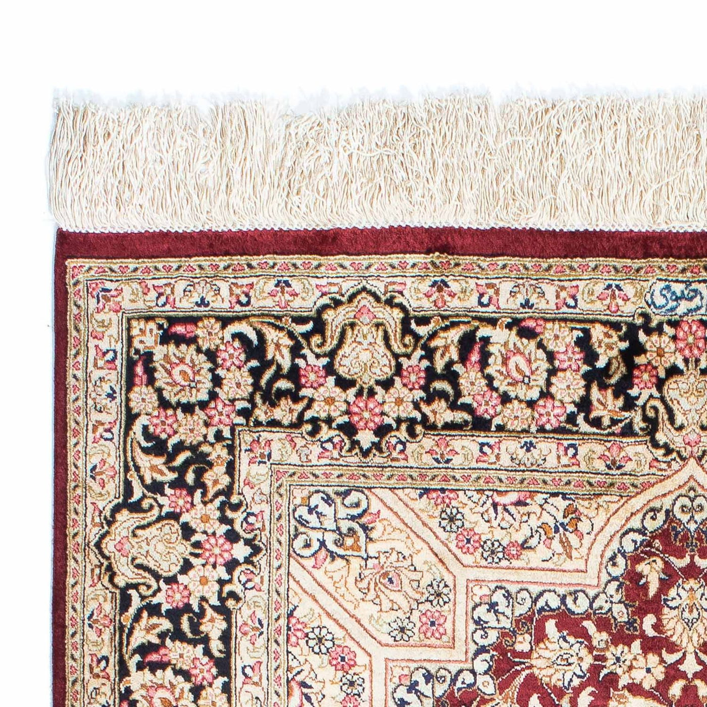Qom Tæppe 144x95cm - Persisk tæppe