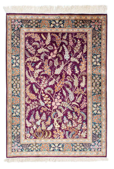 Qom Tæppe 97x144cm - Persisk tæppe