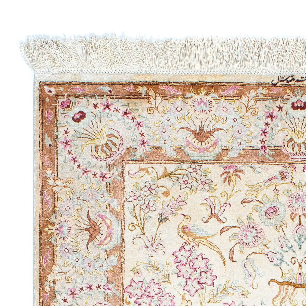 Qom Tæppe 95x155cm - Persisk tæppe