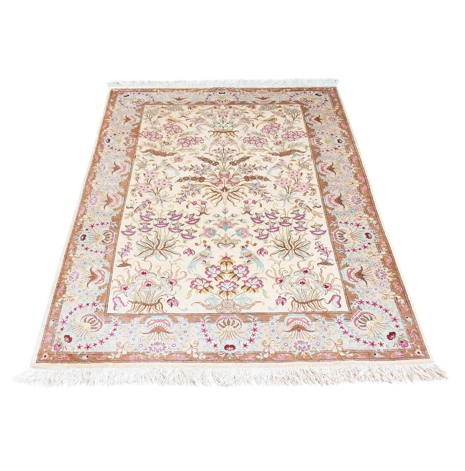 Persisk tæppe - Ghom - 155 x 95 cm - beige