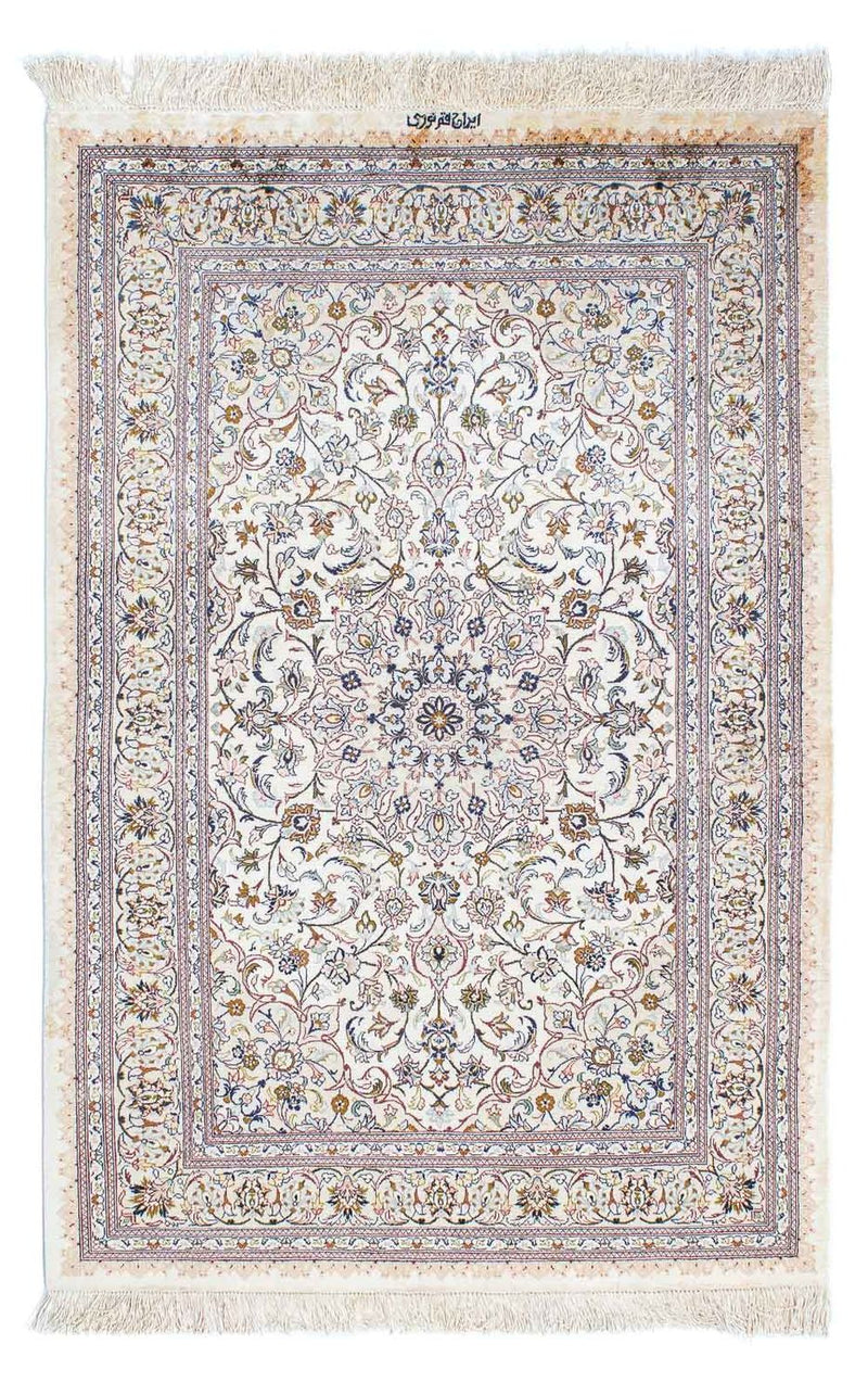 Persisk tæppe - Ghom - 147 x 97 cm - beige