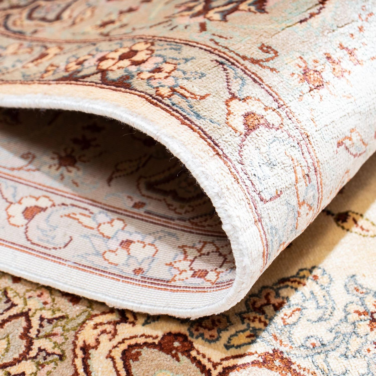 Persisk tæppe - Ghom - 155 x 97 cm - beige