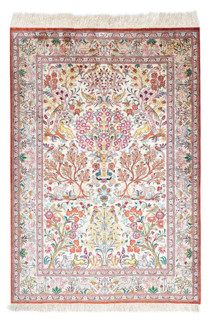 Persisk tæppe - Ghom - 148 x 100 cm - beige