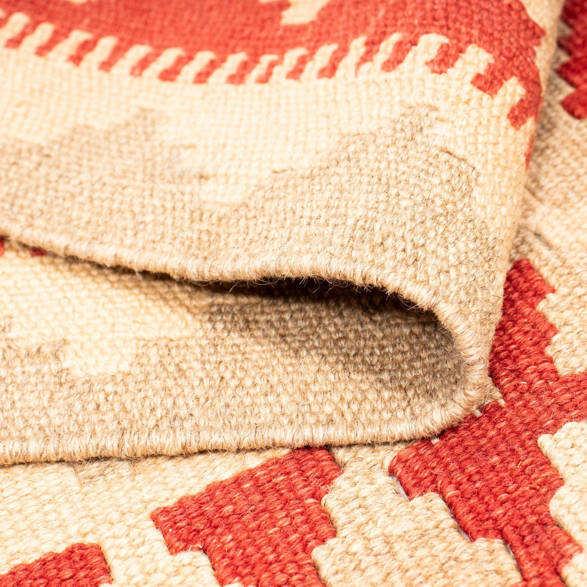 Kelim-tæppe - orientalsk - 239 x 165 cm - beige