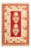 Kelim-tæppe - orientalsk - 256 x 173 cm - beige