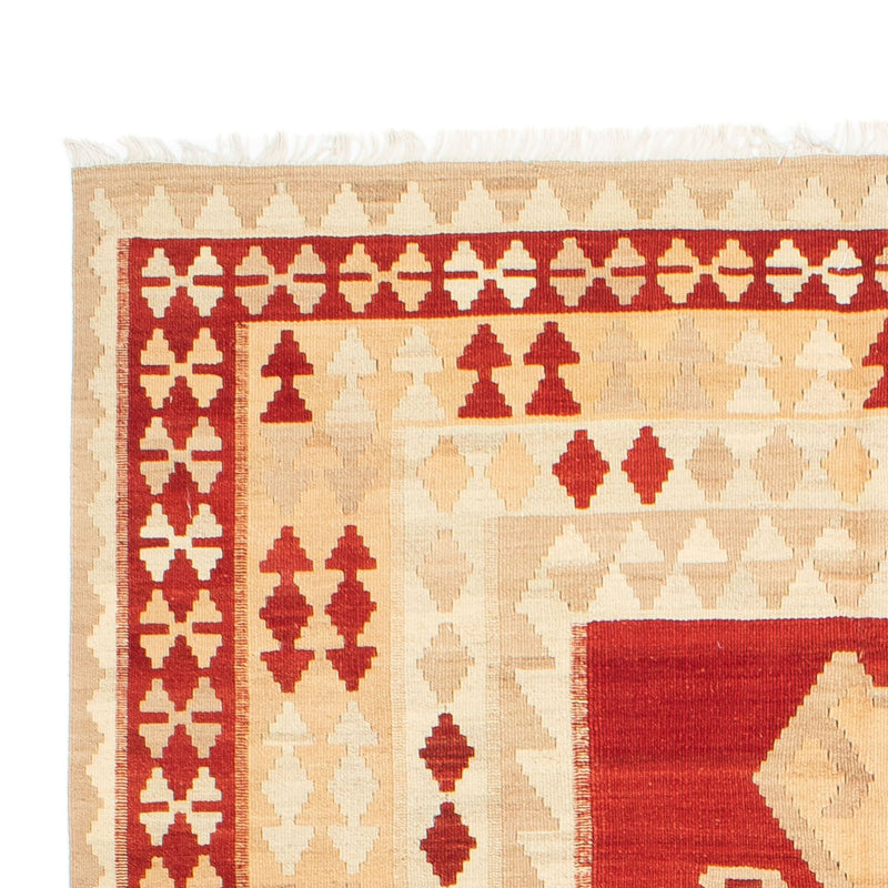 Kelim-tæppe - orientalsk - 256 x 173 cm - beige