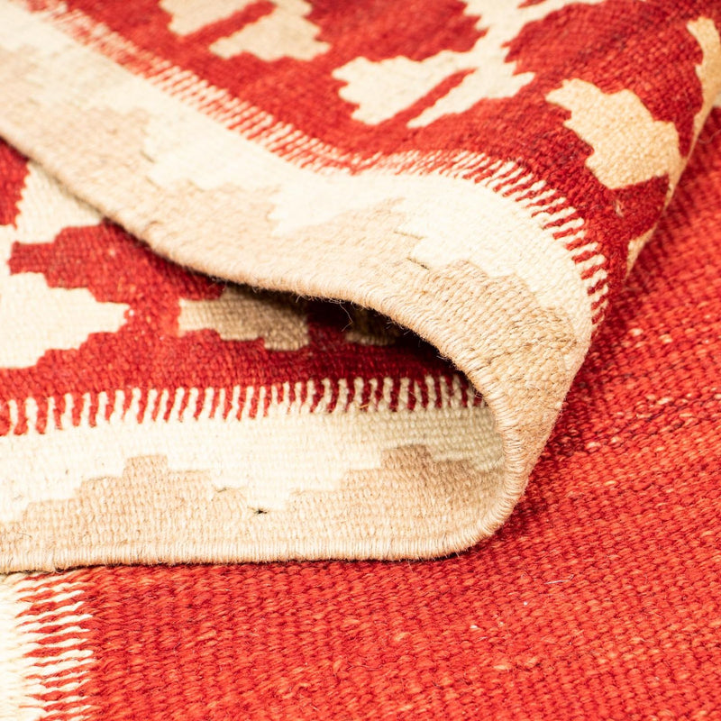 Kelim-tæppe - orientalsk - 256 x 173 cm - beige