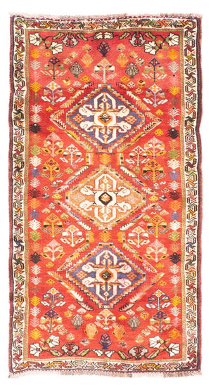 Persisk tæppe - Nomadisk - 152 x 81 cm - rød
