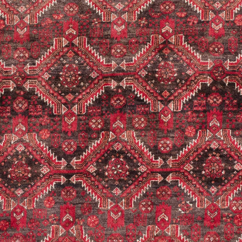 Løber Baluch-tæppe - 195 x 99 cm - mørkerød