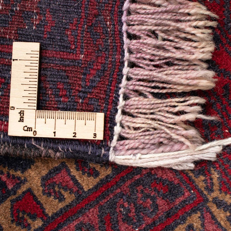 Baluch-tæppe - 125 x 92 cm - mørkerød