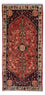 Persisk tæppe - Nomadisk - 151 x 72 cm - mørkerød