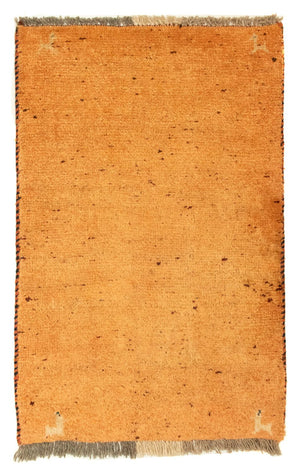 Gabbeh-tæppe - Persisk - 86 x 58 cm - guld