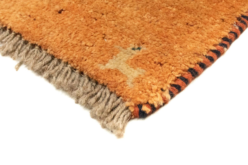 Gabbeh-tæppe - Persisk - 86 x 58 cm - guld