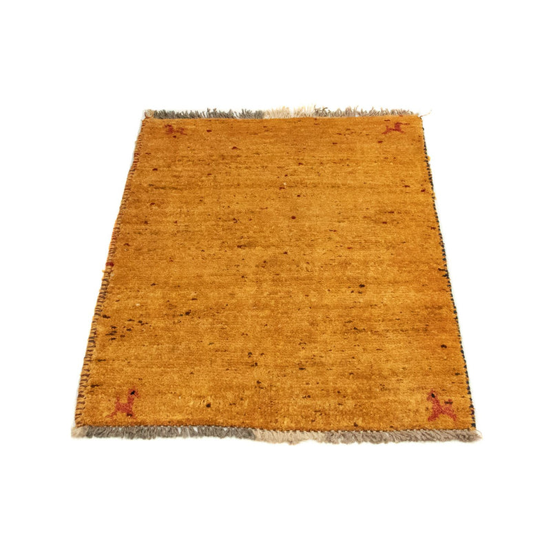 Gabbeh-tæppe - Persisk - 87 x 62 cm - guld