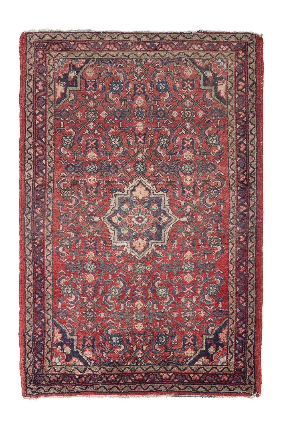 Persisk tæppe - Nomadisk - 130 x 86 cm - rød