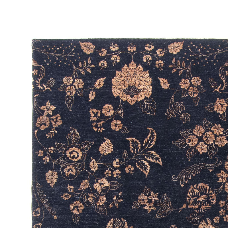Orientalsk tæppe - 300 x 246 cm - mørkeblå