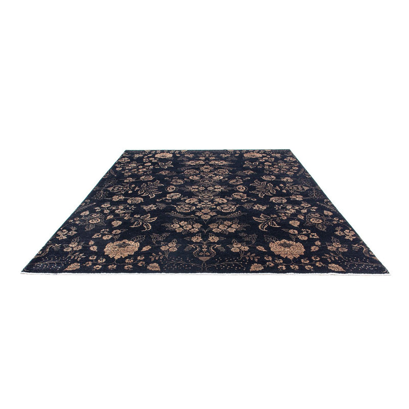 Orientalsk tæppe - 300 x 246 cm - mørkeblå