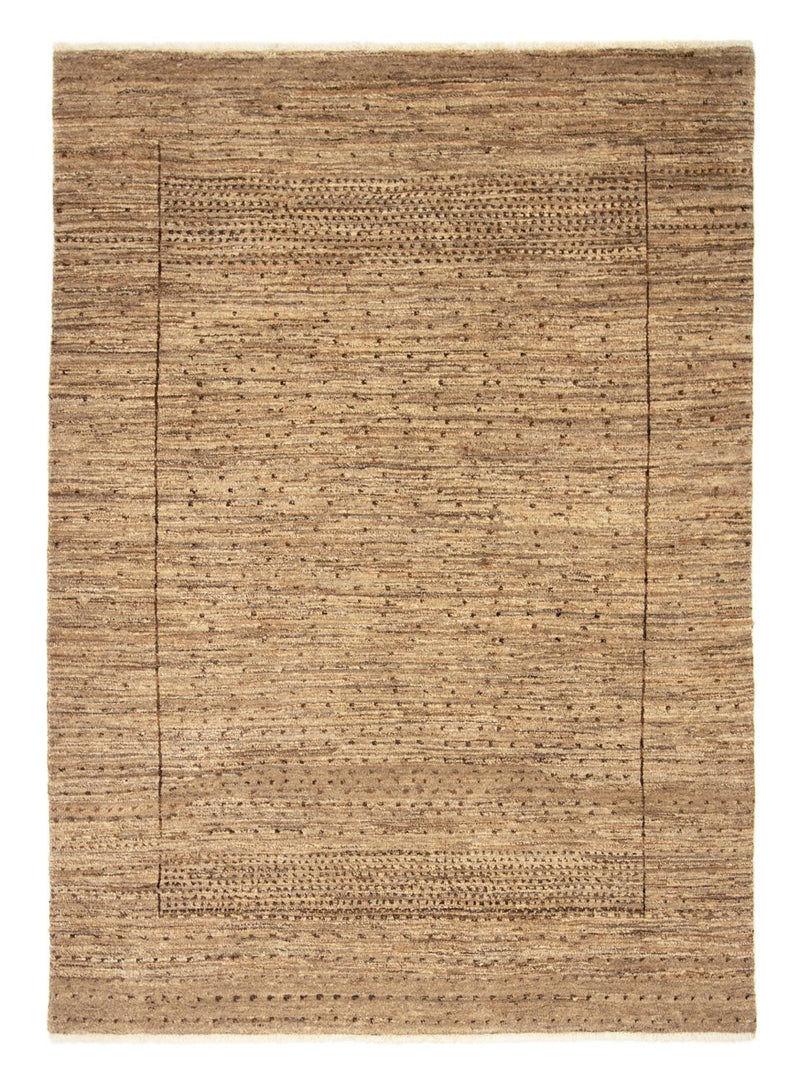 Gabbeh-tæppe - Indus - 227 x 166 cm - lys brun
