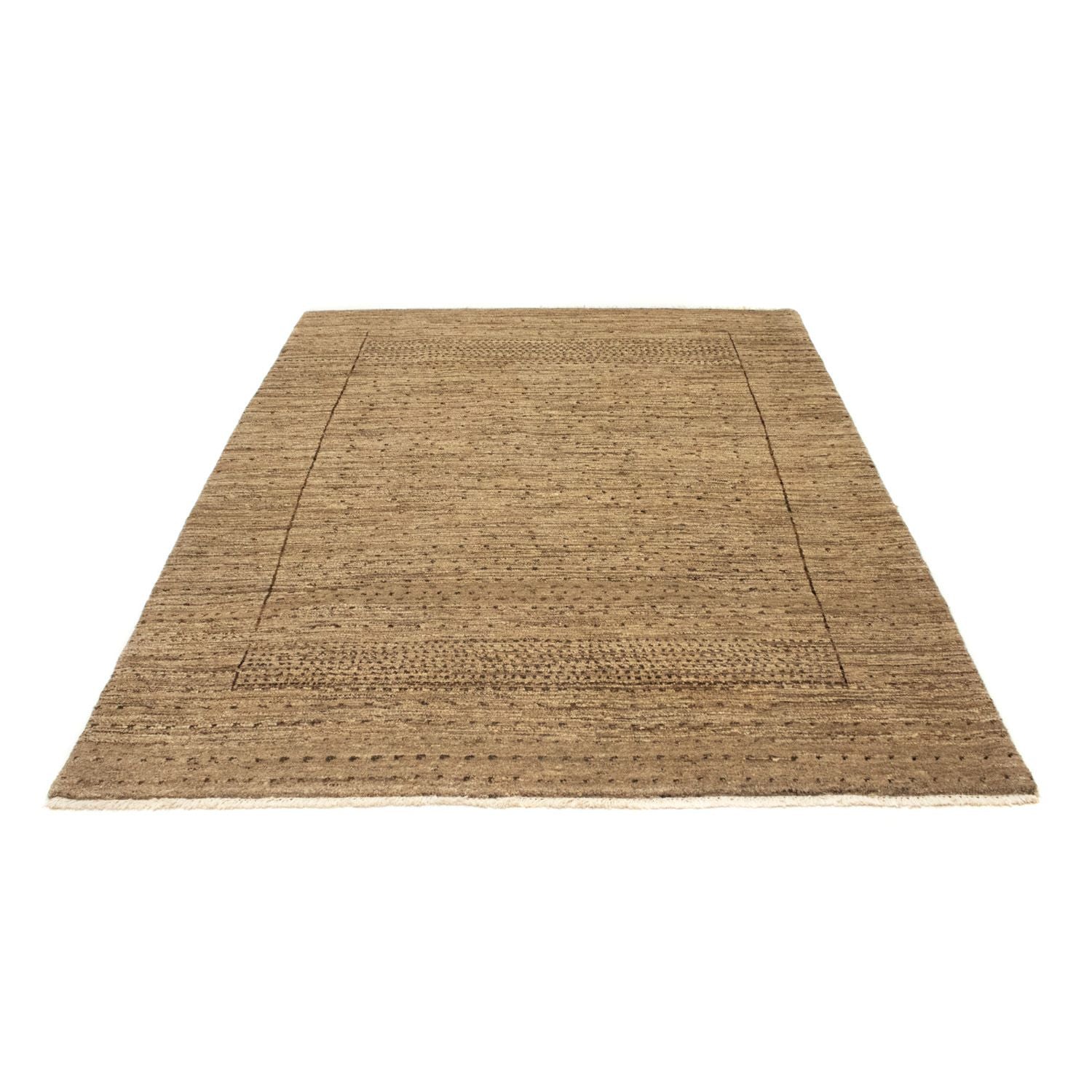 Gabbeh-tæppe - Indus - 227 x 166 cm - lys brun