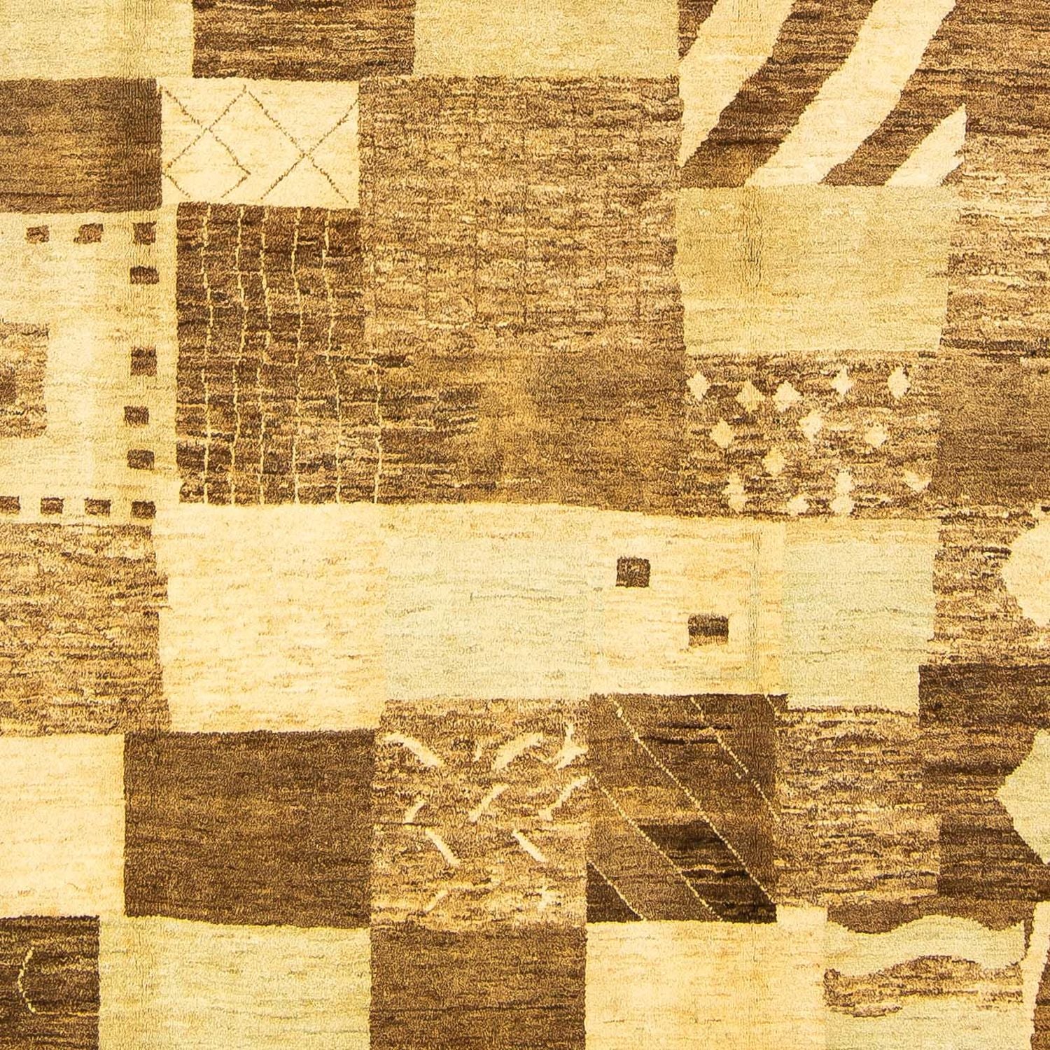 Gabbeh-tæppe - Indus - 307 x 246 cm - flerfarvet