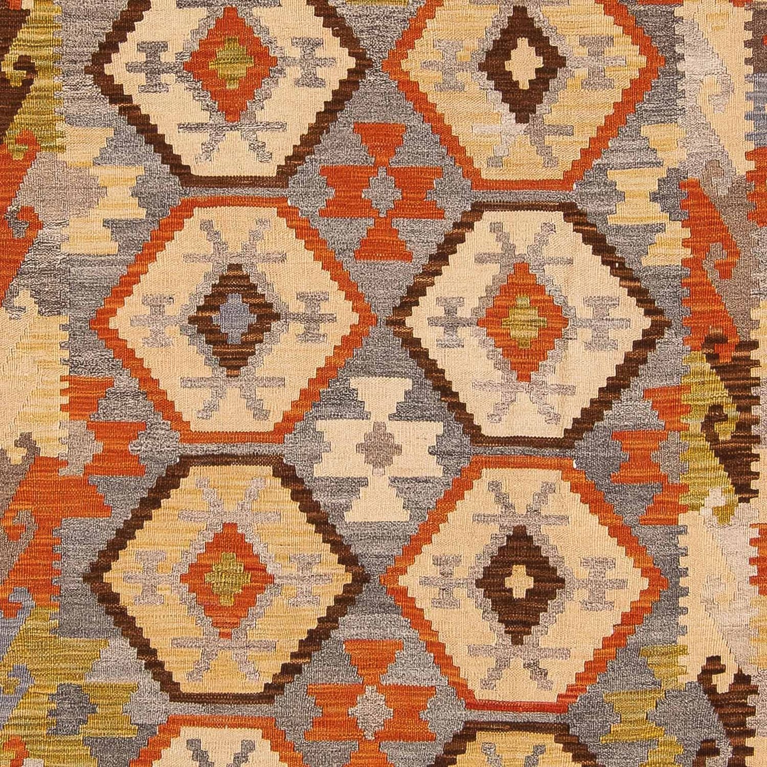 Kelim Carpet - Splash - 300 x 200 cm - flerfarvet