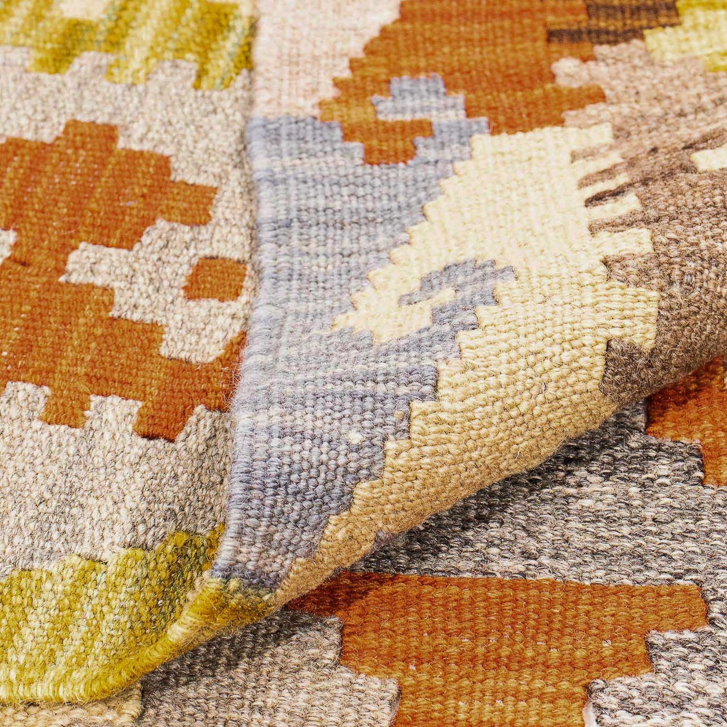 Kelim Carpet - Splash - 300 x 200 cm - flerfarvet