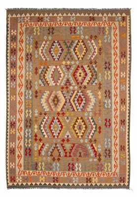 Kelim Carpet - Splash - 292 x 212 cm - flerfarvet