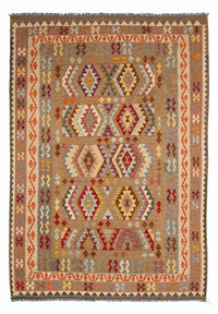Kelim Carpet - Splash - 292 x 212 cm - flerfarvet