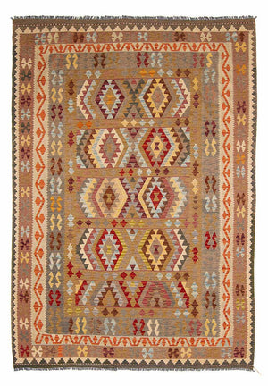 Kelim Carpet - Splash - 292 x 212 cm - flerfarvet