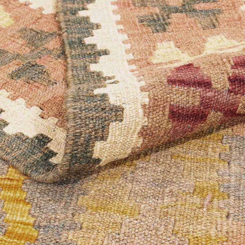 Kelim Carpet - Splash - 292 x 212 cm - flerfarvet