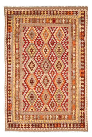Kelim Carpet - Splash - 297 x 200 cm - lys brun