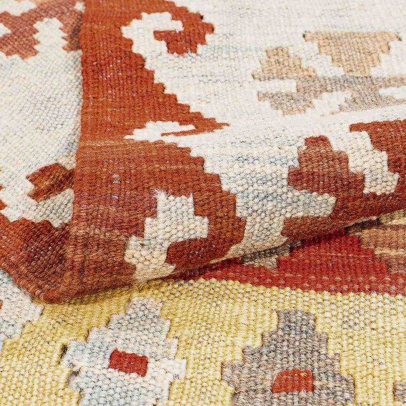 Kelim Carpet - Splash - 303 x 201 cm - flerfarvet