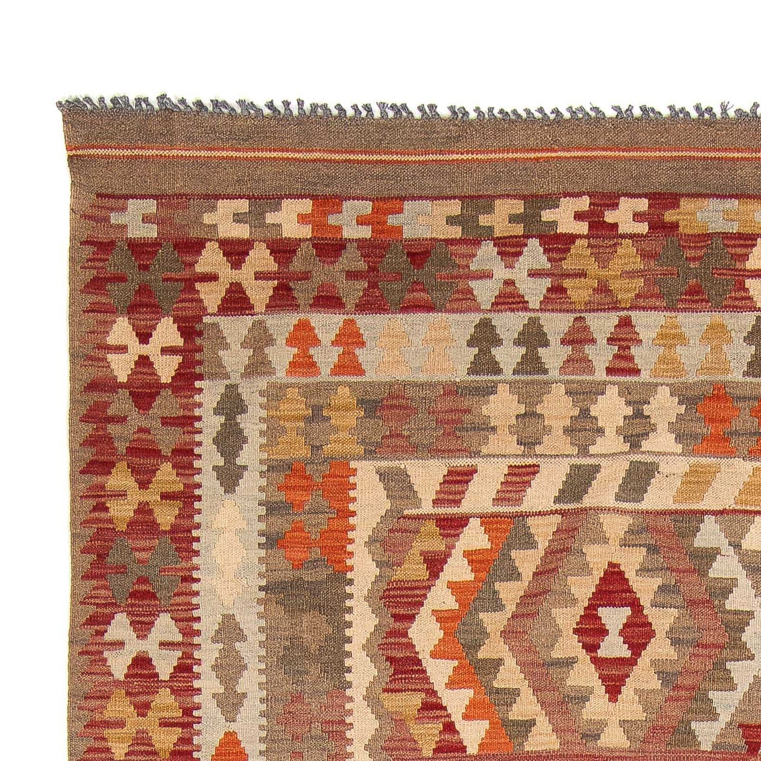Kelim Carpet - Splash - 296 x 205 cm - flerfarvet