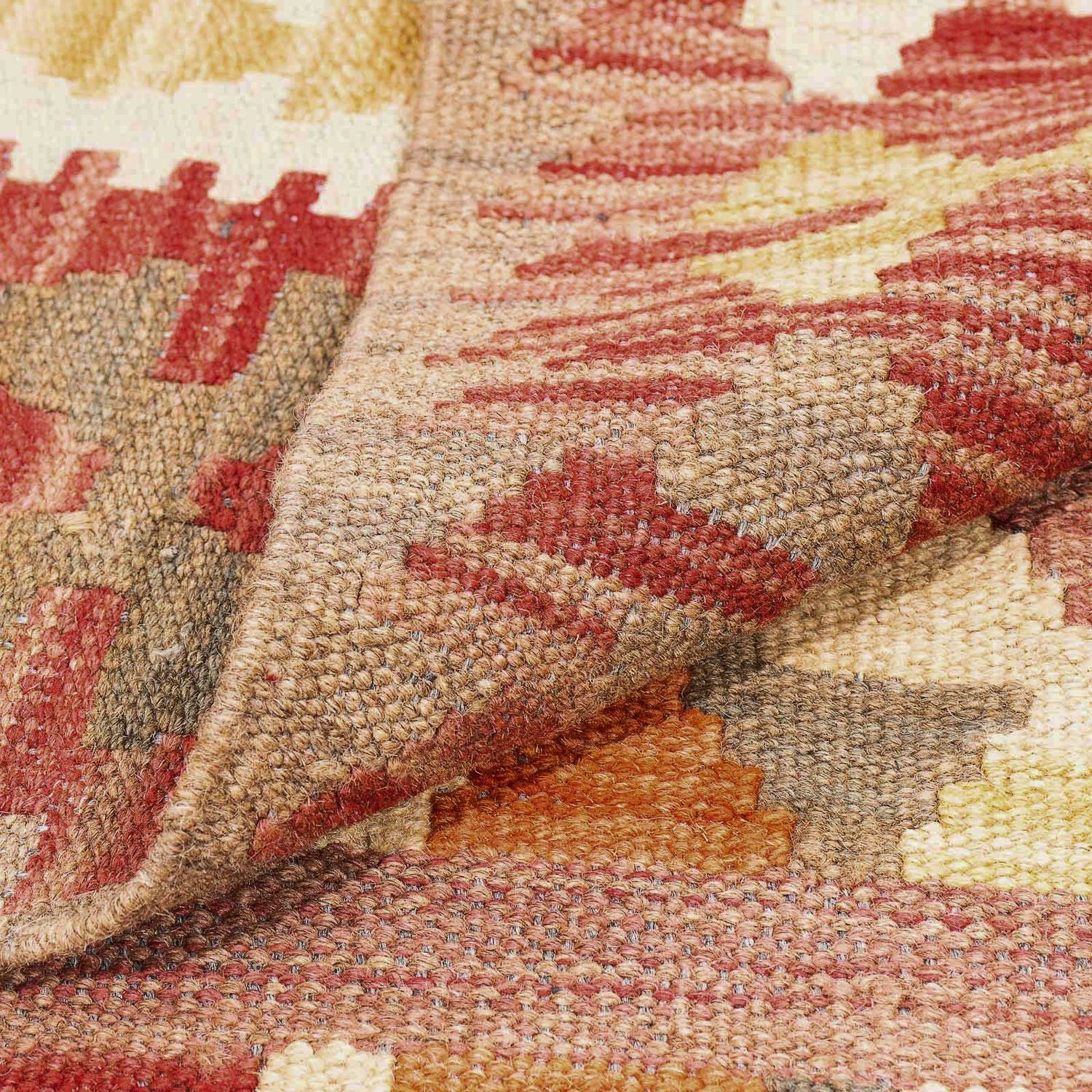Kelim Carpet - Splash - 296 x 205 cm - flerfarvet