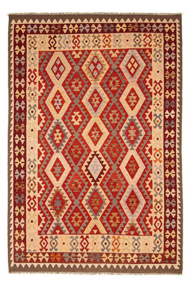 Kelim Carpet - Splash - 290 x 211 cm - flerfarvet