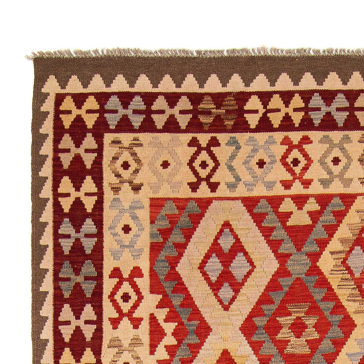 Kelim Carpet - Splash - 290 x 211 cm - flerfarvet